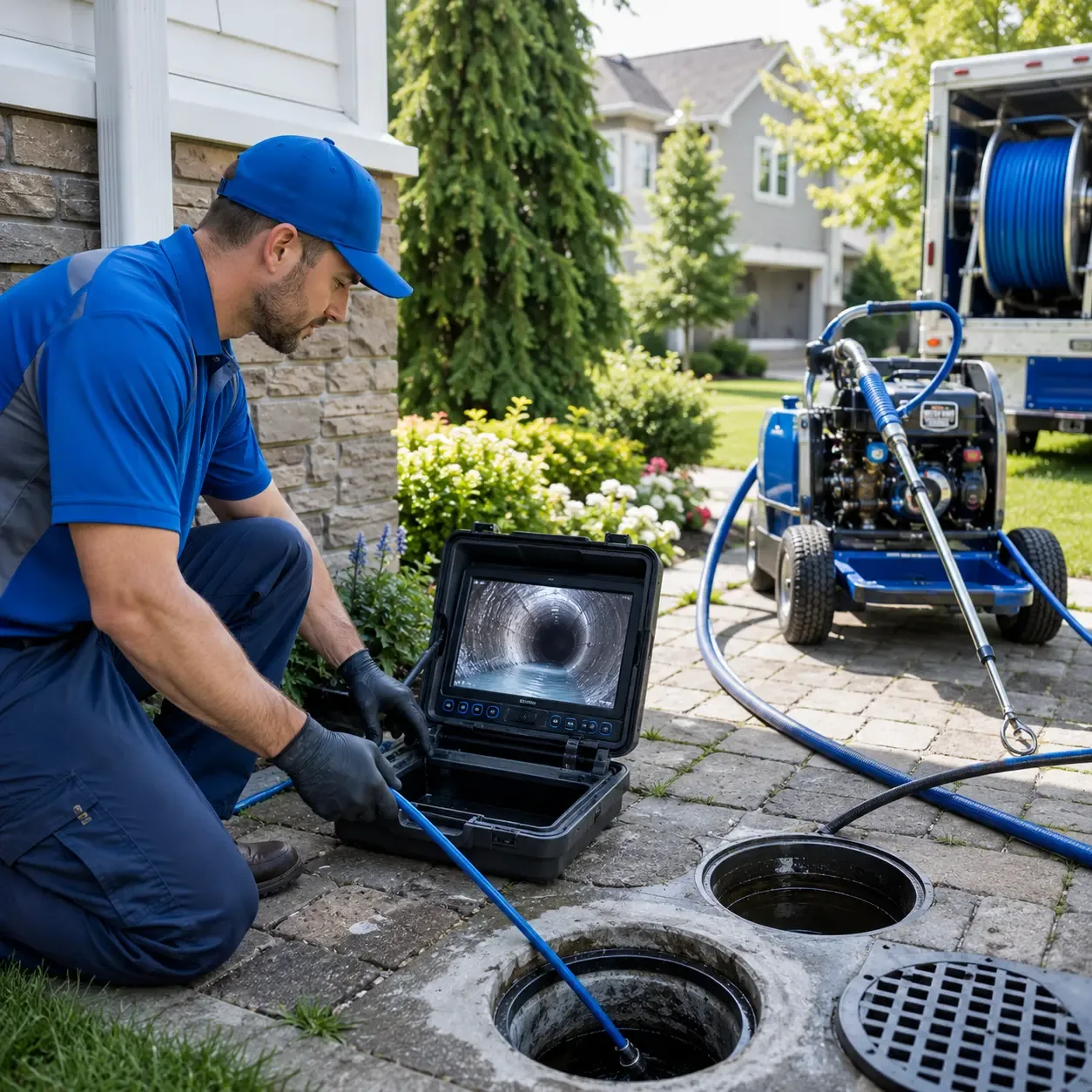 Outdoor drain cleaning professionals serving Perrin, TX