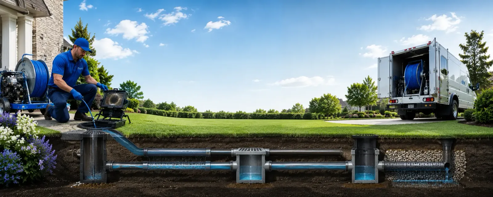 Outdoor drain cleaning information for Perrin, TX